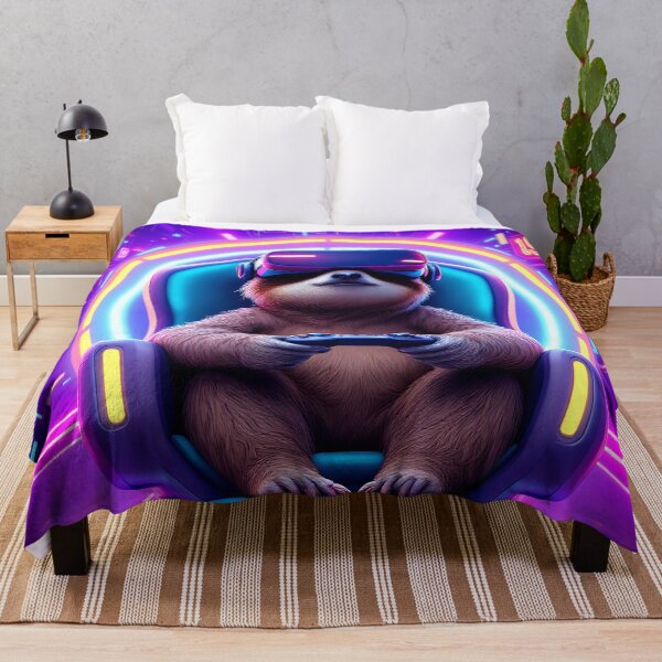 Item preview, Chill Gamer Sloth designed and sold by roxysnextgenart.