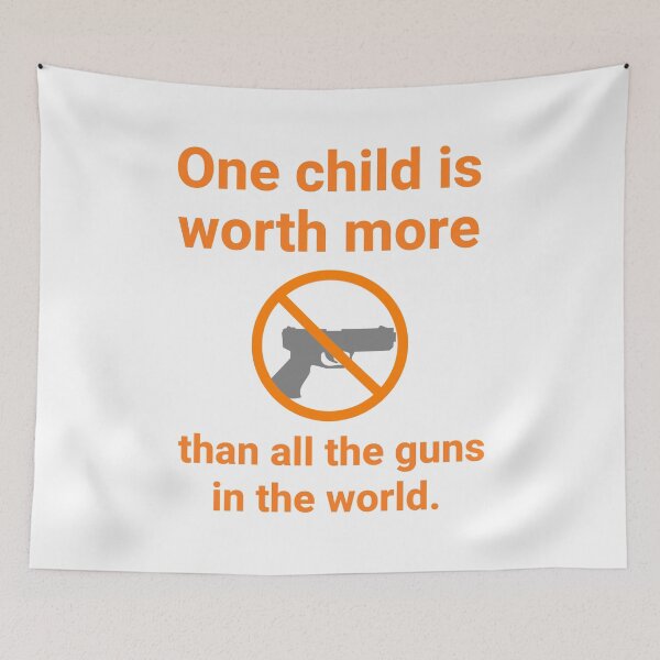 Item preview, One child is worth more than all the guns in the world  designed and sold by Rachel the Artist .