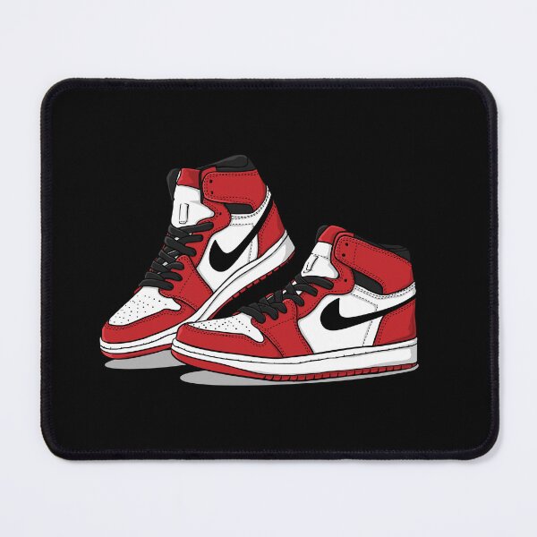 Item preview, Pair of Retro Sneakers Sneakerhead - Retro Shoe Lover Art (Red) designed and sold by Zuriel Hargrove.