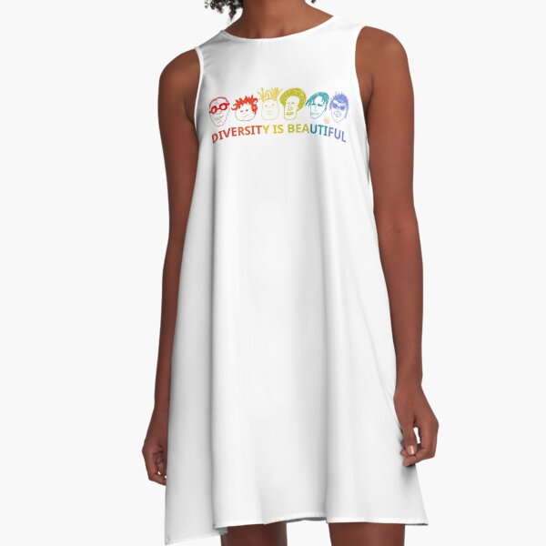 Item preview, Diversity is Beautiful Rainbow Faces designed and sold by WaamScabam.