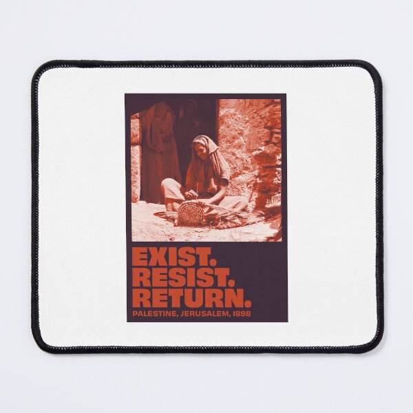 Item preview, Exist. Resist. Return. — Basket Weaver, Jerusalem, 1898 designed and sold by Artivism | ارتيڤيزم.