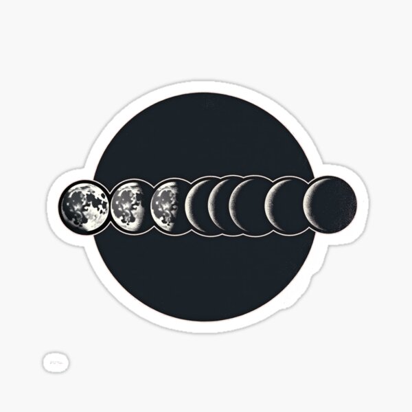 Item preview, Phases of the Moon designed and sold by ThinkBlitz.