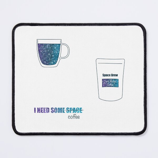 Item preview, Galaxy Space Brew Coffee Illustration Set designed and sold by TheEclecticKat.