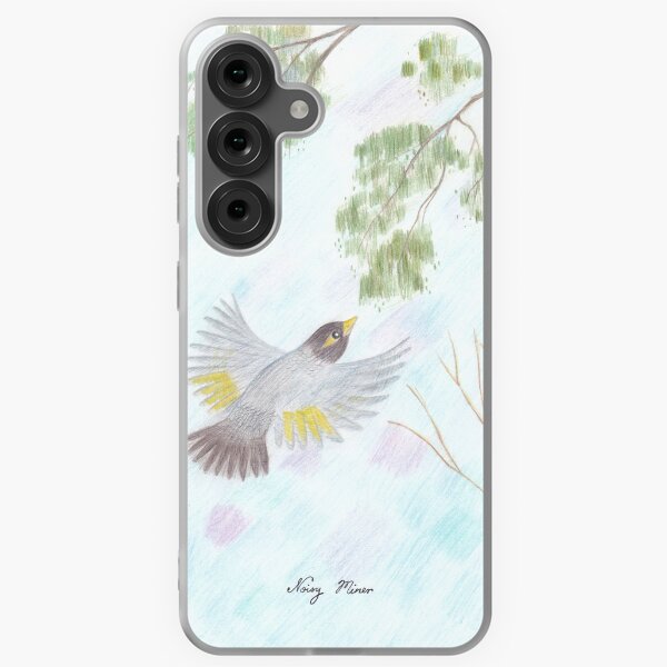 Item preview, Noisy Miner coloured pencil sketch designed and sold by ruthregency.