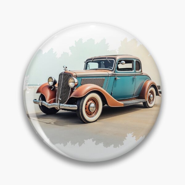 Item preview, Vintage car watercolor designed and sold by CreativeGorillas.
