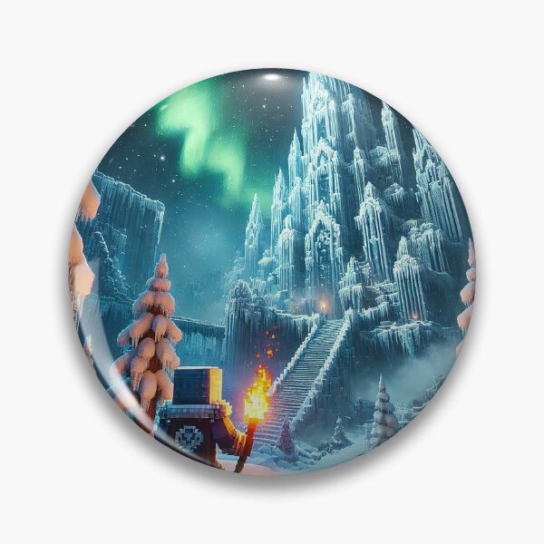 Item preview, Epic World Quest Ice Castle Adventure – Frozen Pixel Kingdom designed and sold by pixelpopplanet.