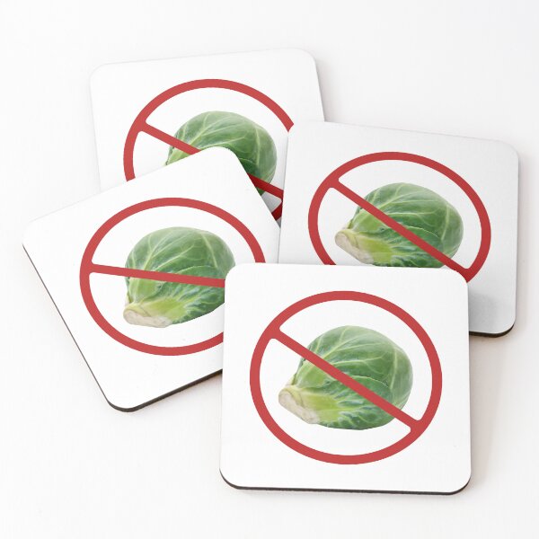 Item preview, Prohibited Brussel Sprout, Red, Green, White Signage designed and sold by AASparksDesigns.