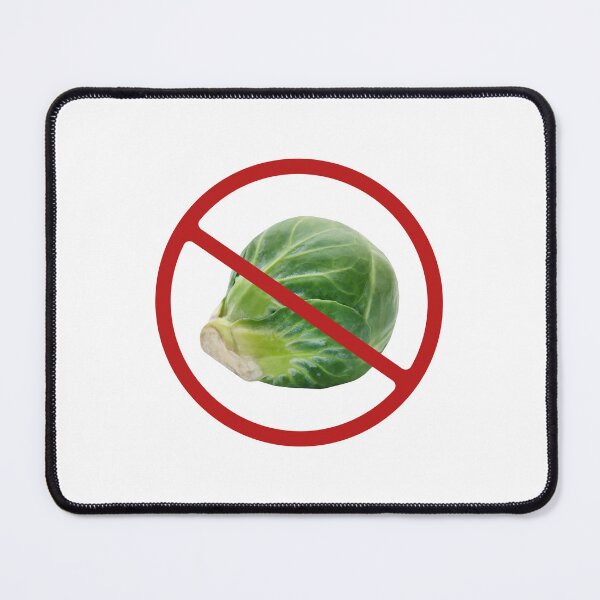 Item preview, Prohibited Brussel Sprout, Red, Green, White Signage designed and sold by AASparksDesigns.