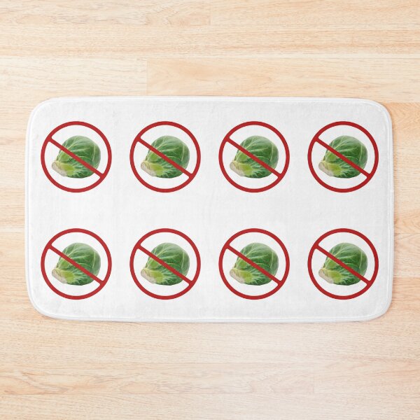 Item preview, Prohibited Brussel Sprout, Red, Green, White Signage designed and sold by AASparksDesigns.