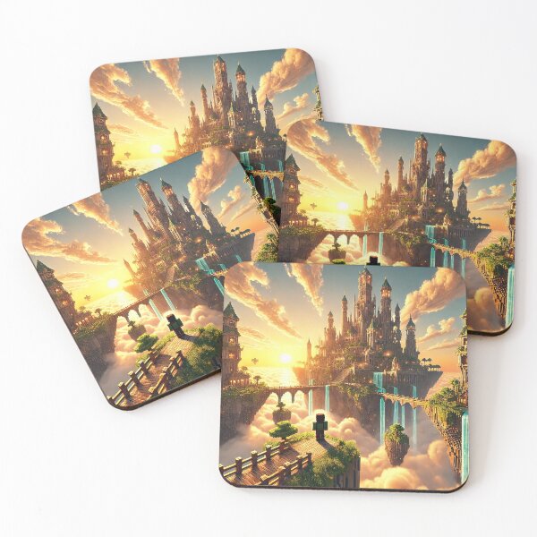 Item preview, Majestic World Quest Sky Castle – Floating Islands Adventure designed and sold by pixelpopplanet.