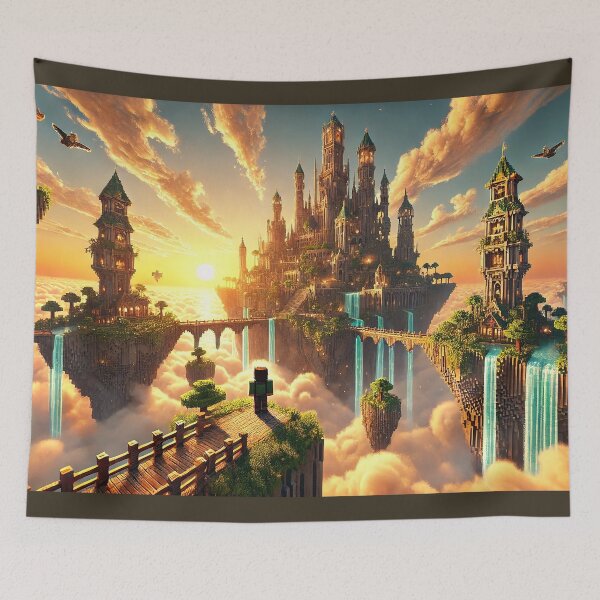 Item preview, Majestic World Quest Sky Castle – Floating Islands Adventure designed and sold by pixelpopplanet.
