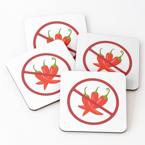 Item preview, Prohibited Hot Chillies Sign, Black, Red, White Signage designed and sold by AASparksDesigns.