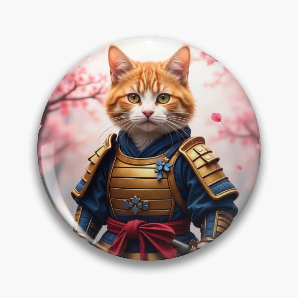 Item preview, Cat Samurai designed and sold by CreativeGorillas.