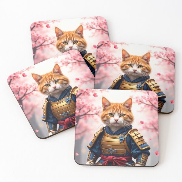 Item preview, Cat Samurai designed and sold by CreativeGorillas.