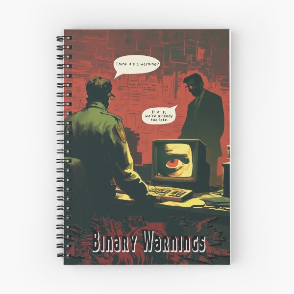 Item preview, Binary Warnings Noir Comic Design designed and sold by FILMATIC.