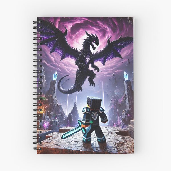 Item preview, Epic Monster Quest Dragon Battle – Pixel Warrior vs Ender Beast designed and sold by pixelpopplanet.