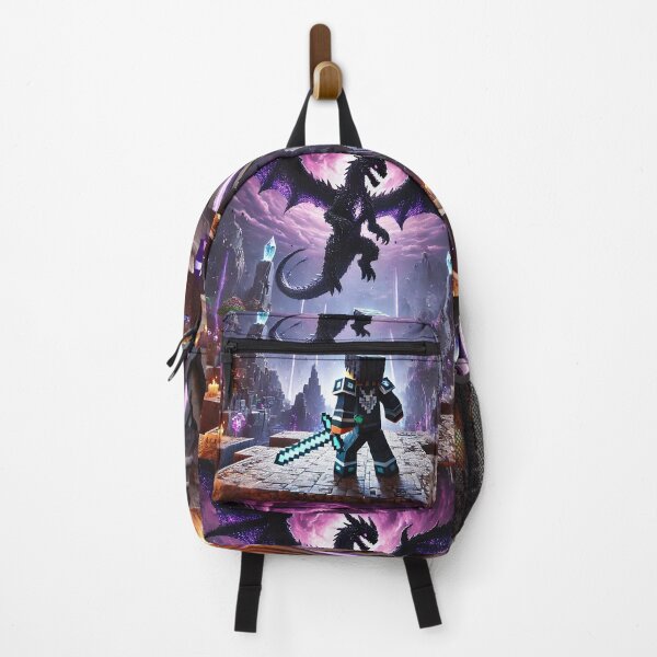 Item preview, Epic Monster Quest Dragon Battle – Pixel Warrior vs Ender Beast designed and sold by pixelpopplanet.