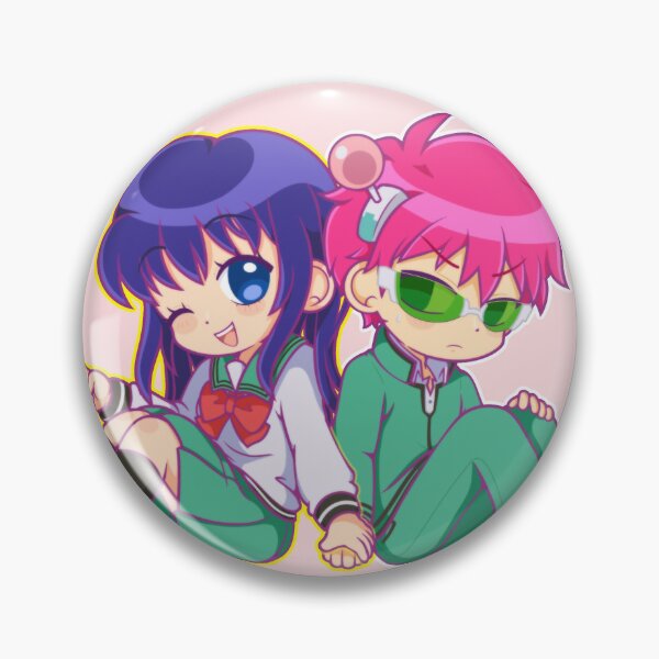 Item preview, Saiki Kusuo and Teruhashi Kokomi designed and sold by marill.