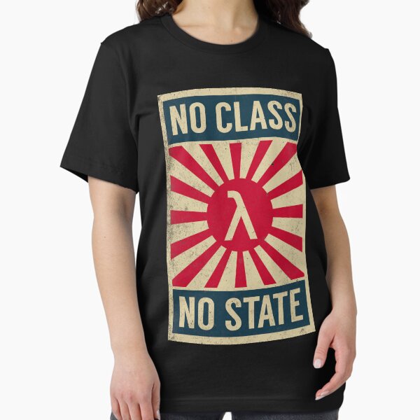 Item preview, No Class No State Functional Programmer Propaganda Grunge Design designed and sold by ramiro.