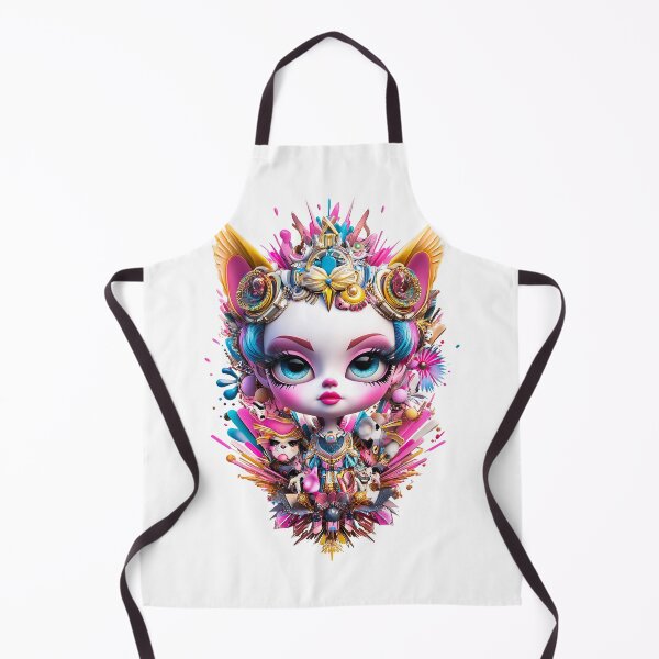 Item preview, Cyber-Baroque Doll in Explosive Colors designed and sold by lylange.