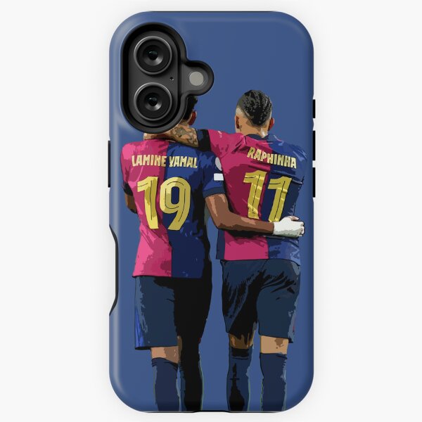 Vista previa del artículo con la obra «Lamine Yamal + Raphinha», diseñado y vendido por raffrasta.