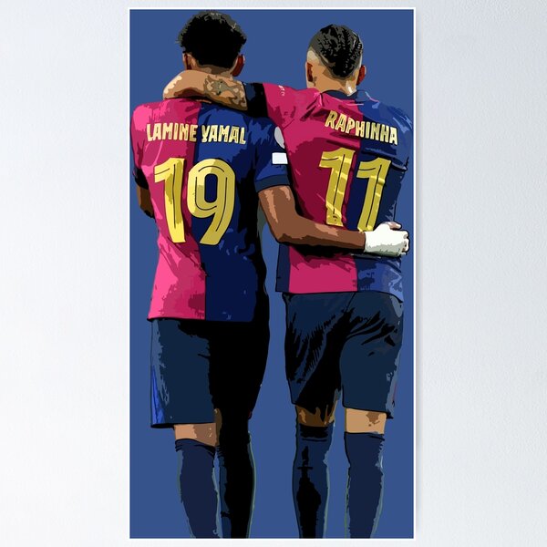 Item preview, Lamine Yamal + Raphinha designed and sold by raffrasta.