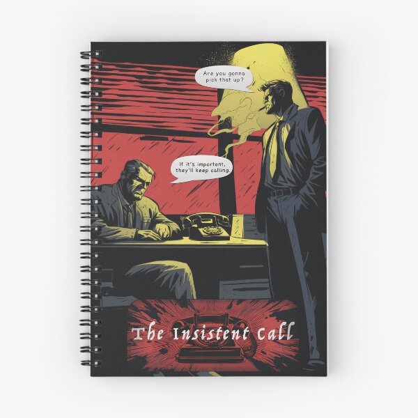 Item preview, The Insistent Call Noir Comic Design designed and sold by FILMATIC.