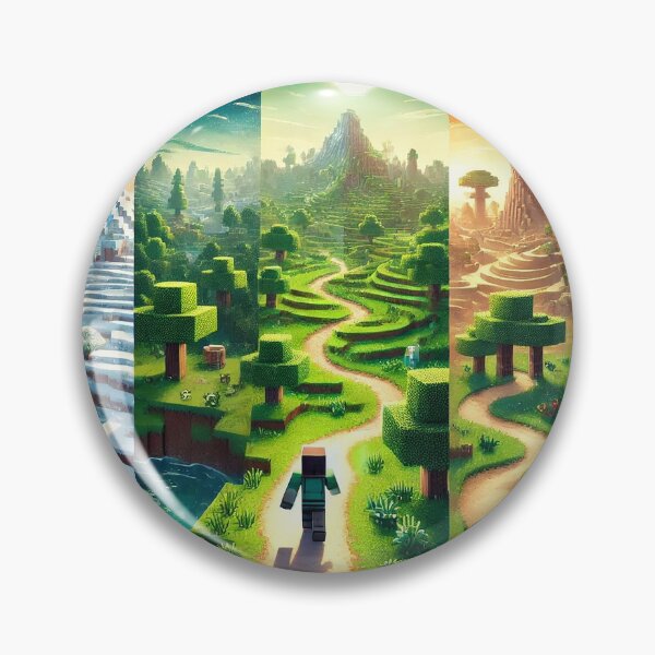 Artikelvorschau, Pixel World Quest Biome Journey – Erkunde die ultimative Abenteuerwelt entworfen und verkauft von pixelpopplanet.