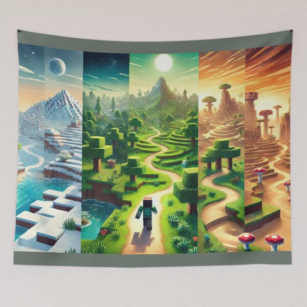 Item preview, Pixel World Quest Biome Journey – Explore the Ultimate Adventure World designed and sold by pixelpopplanet.