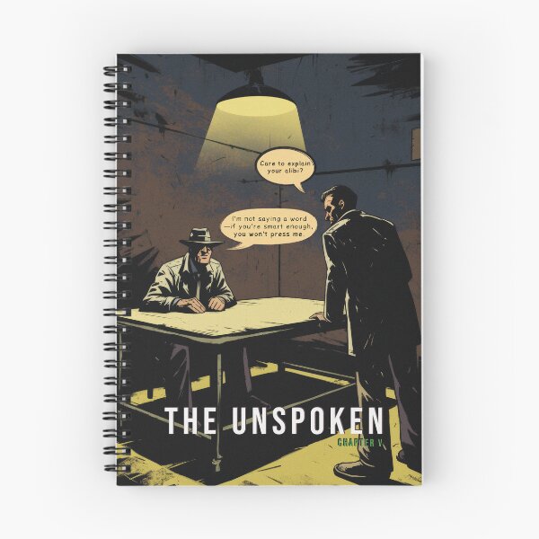 Item preview, The Unspoken Noir Comic Design designed and sold by FILMATIC.