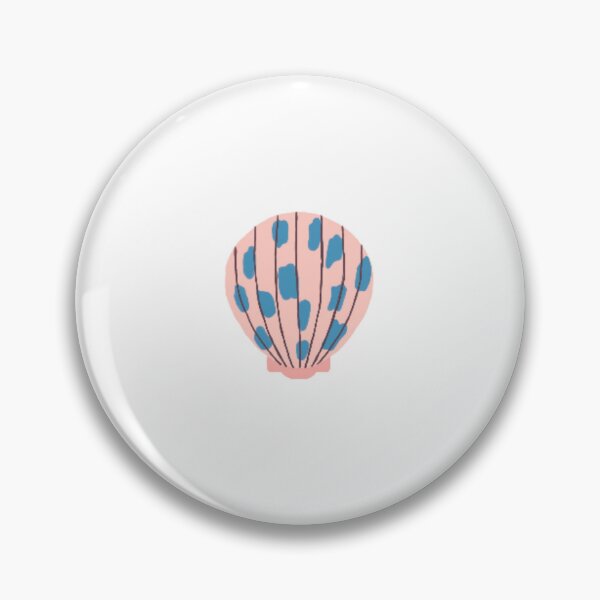 Item preview, Pink and blue scallop seashell  designed and sold by Arigaetano.