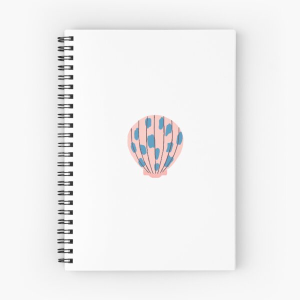 Item preview, Pink and blue scallop seashell  designed and sold by Arigaetano.
