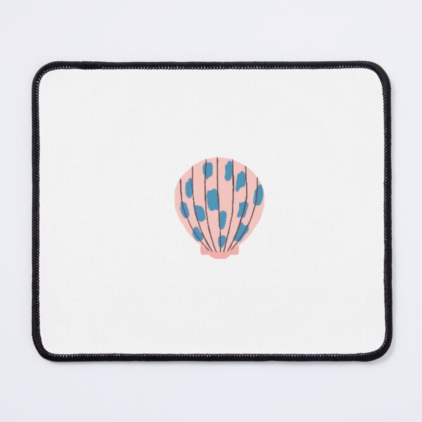 Item preview, Pink and blue scallop seashell  designed and sold by Arigaetano.