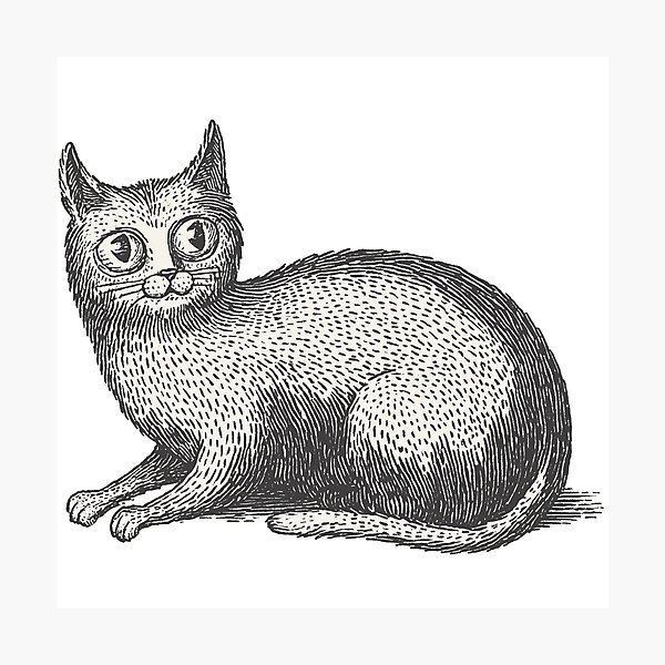 Item preview, Wide Eyed Cat designed and sold by mirror circus.