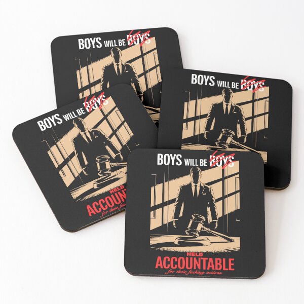 Item preview, Boys Will Be Held Accountable – Justice & Equality designed and sold by pixelated_echoes.