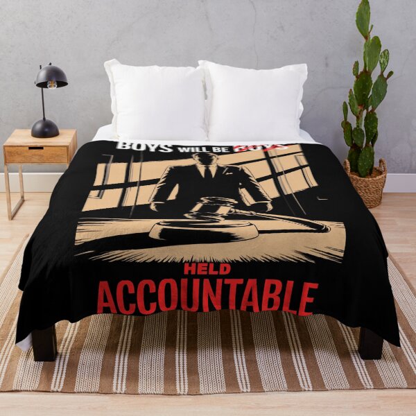 Item preview, Boys Will Be Held Accountable – Justice & Equality designed and sold by pixelated_echoes.