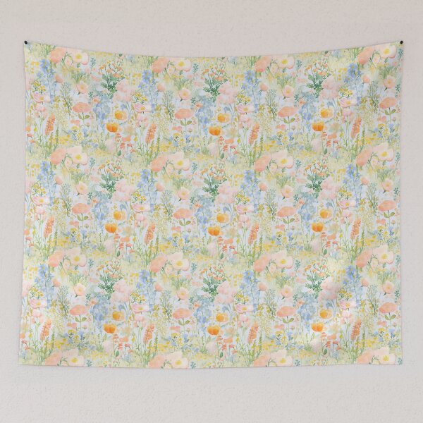Item preview, Soft Spring Flower Field designed and sold by trilliumthrills.