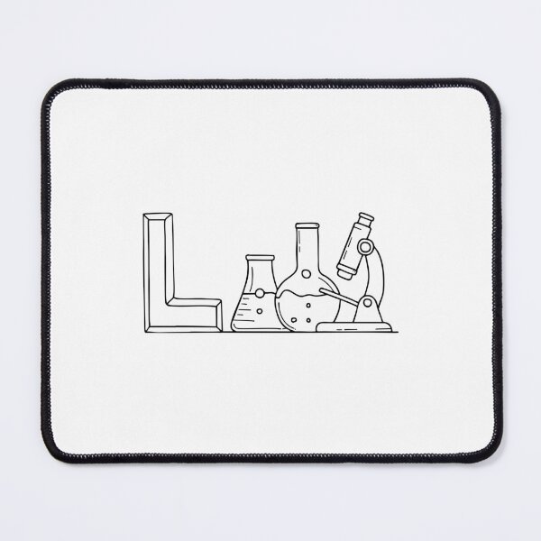 Item preview, An Illustration of Laboratory beside the Letter L designed and sold by rasagamastore.