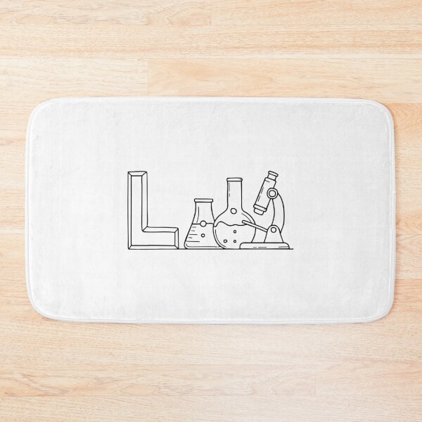 Item preview, An Illustration of Laboratory beside the Letter L designed and sold by rasagamastore.