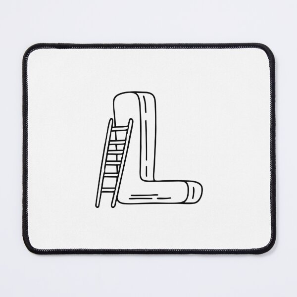 Item preview, An Illustration of a Ladder beside the Letter L designed and sold by rasagamastore.