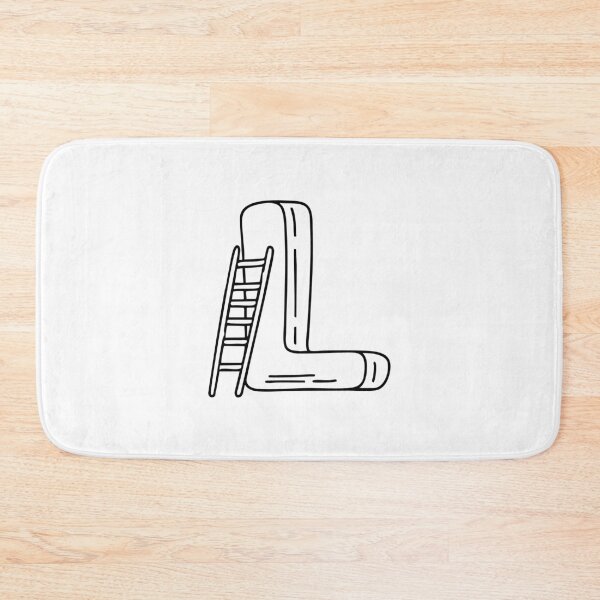 Item preview, An Illustration of a Ladder beside the Letter L designed and sold by rasagamastore.