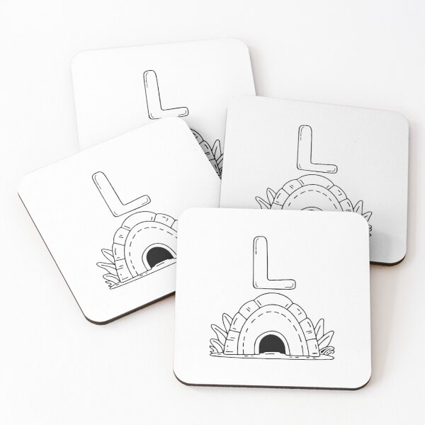 Item preview, An Illustration of a Lair beside the Letter L designed and sold by rasagamastore.