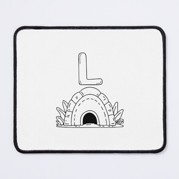Item preview, An Illustration of a Lair beside the Letter L designed and sold by rasagamastore.