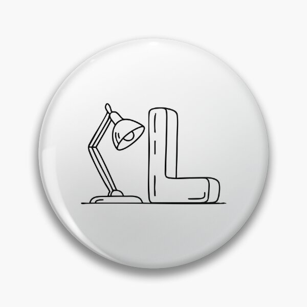 Item preview, An Illustration of a Lamp beside the Letter L designed and sold by rasagamastore.