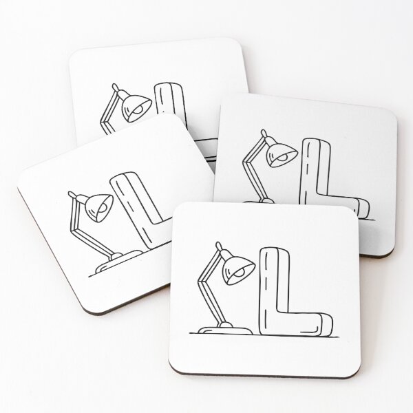 Item preview, An Illustration of a Lamp beside the Letter L designed and sold by rasagamastore.