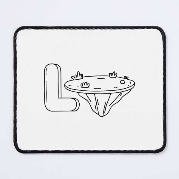 Item preview, An Illustration of Land beside the Letter L designed and sold by rasagamastore.