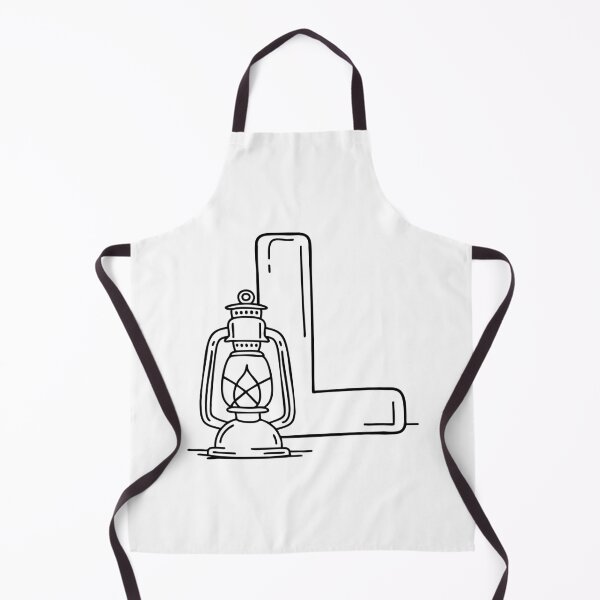 Item preview, An Illustration of a Lantern beside the Letter L designed and sold by rasagamastore.