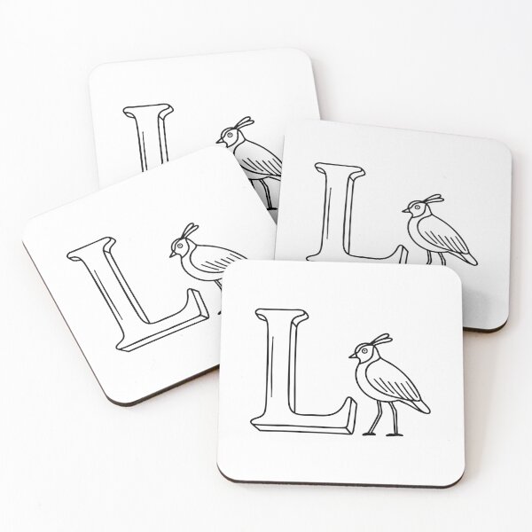 Item preview, An Illustration of a Lapwing beside the Letter L designed and sold by rasagamastore.
