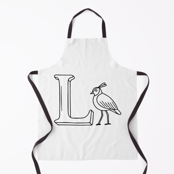 Item preview, An Illustration of a Lapwing beside the Letter L designed and sold by rasagamastore.