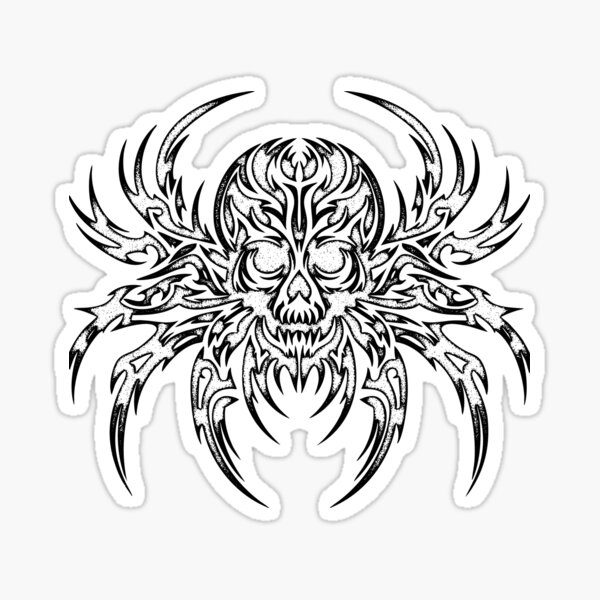 Item preview, Tribal Skull Spider designed and sold by O55Ocollections.